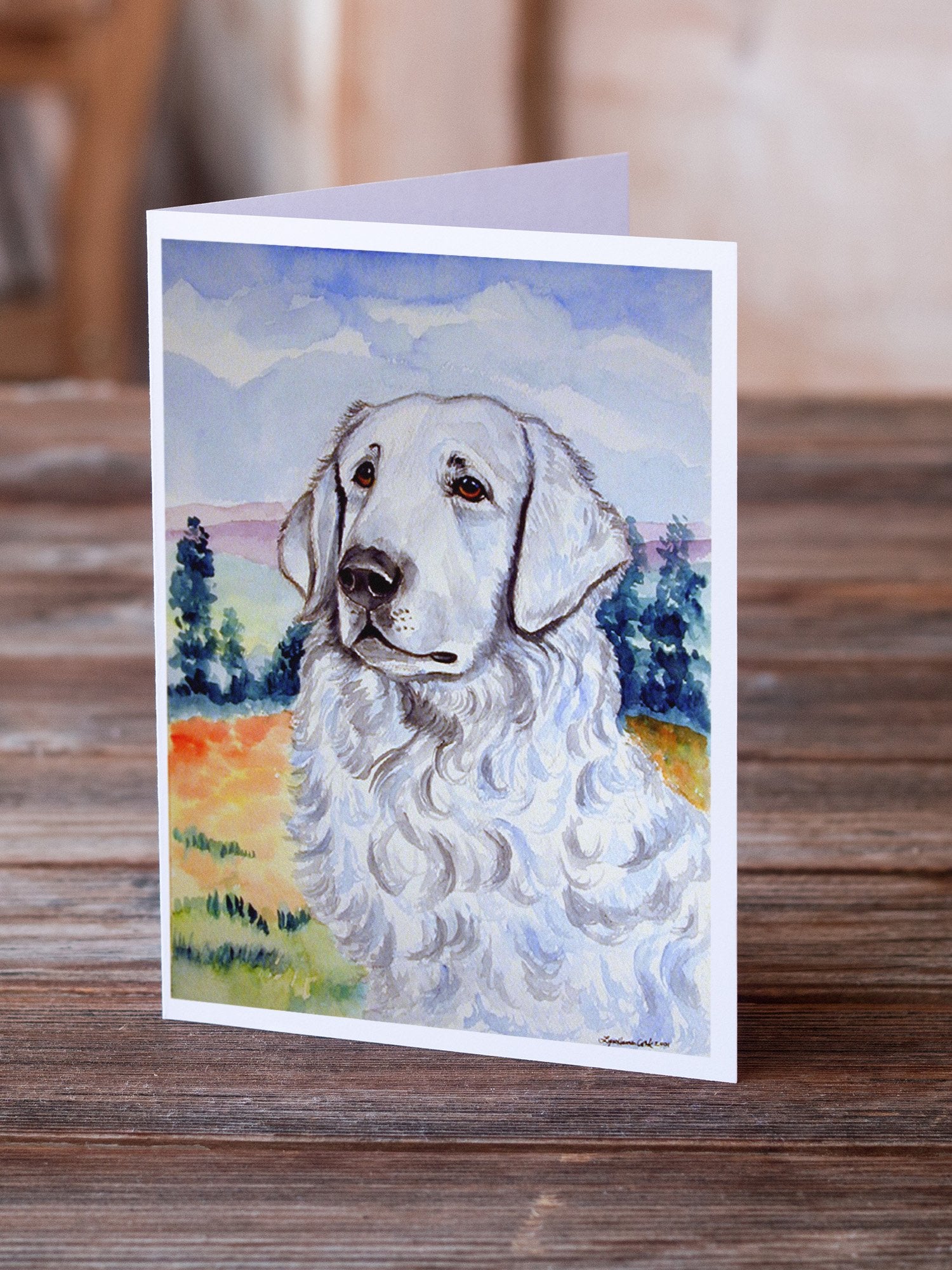 Buy this Kuvasz  Greeting Cards and Envelopes Pack of 8