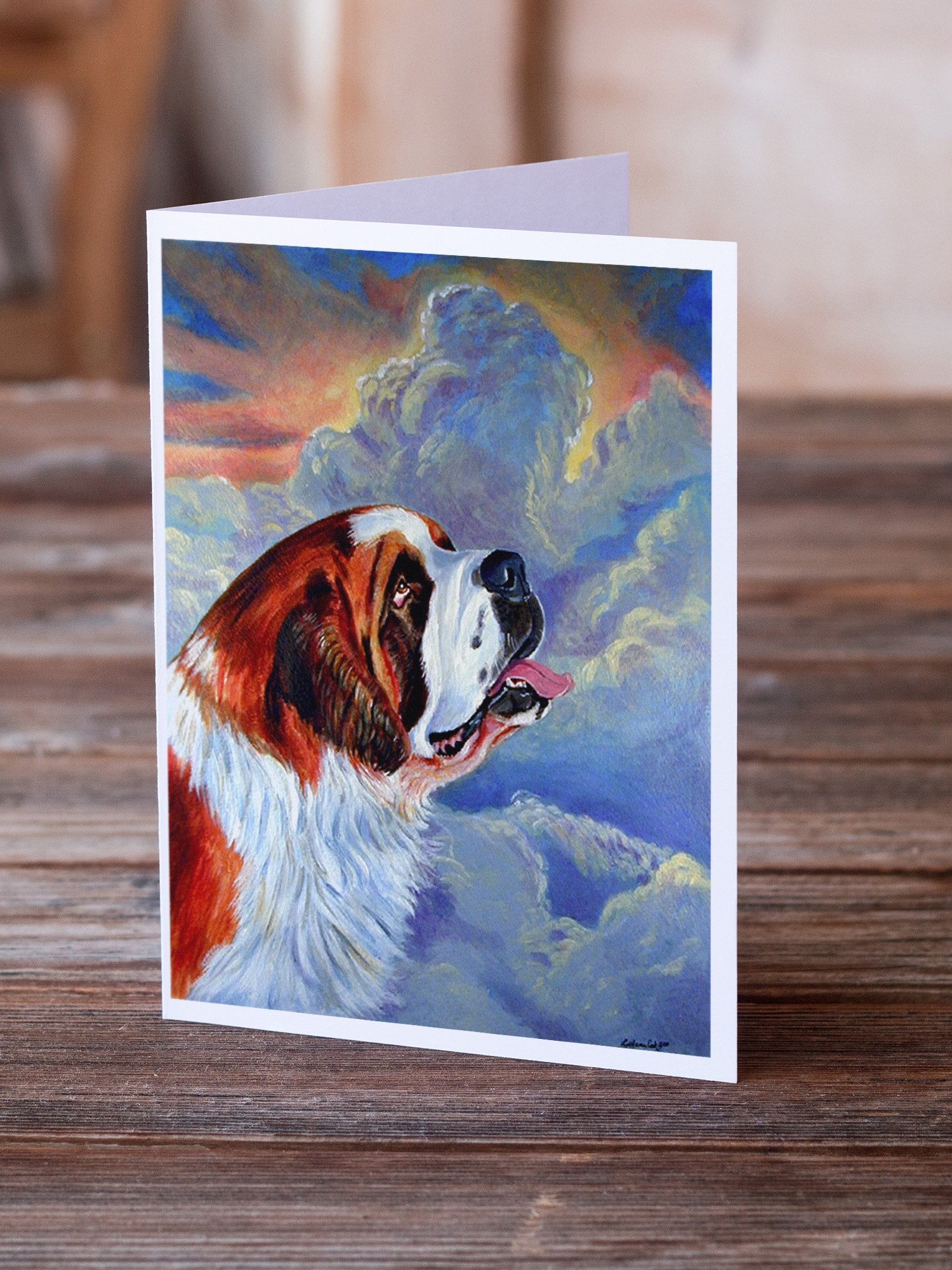 Buy this Saint Bernard Loyalty  Greeting Cards and Envelopes Pack of 8