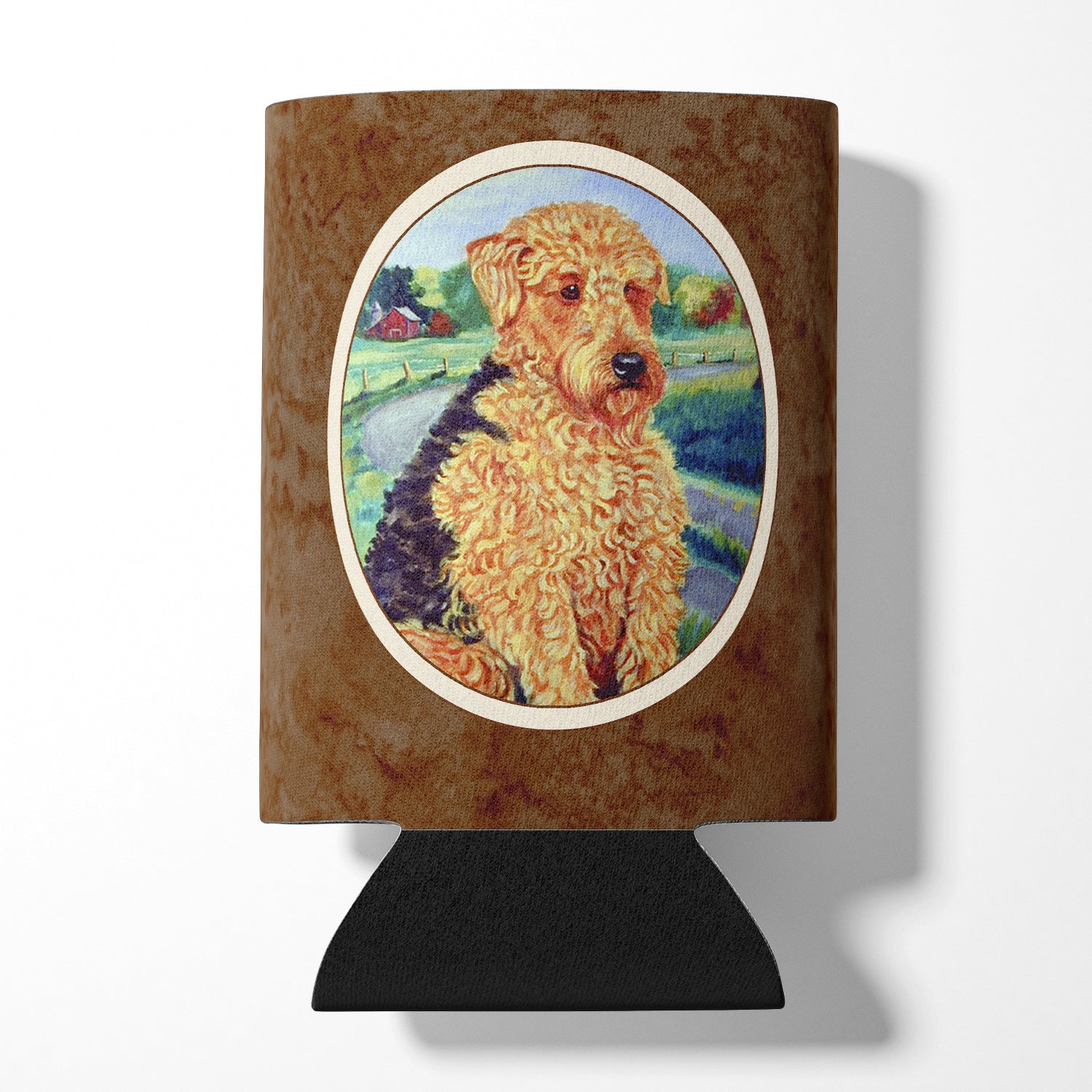 Airedale Terrier Can or Bottle Hugger 7096CC.