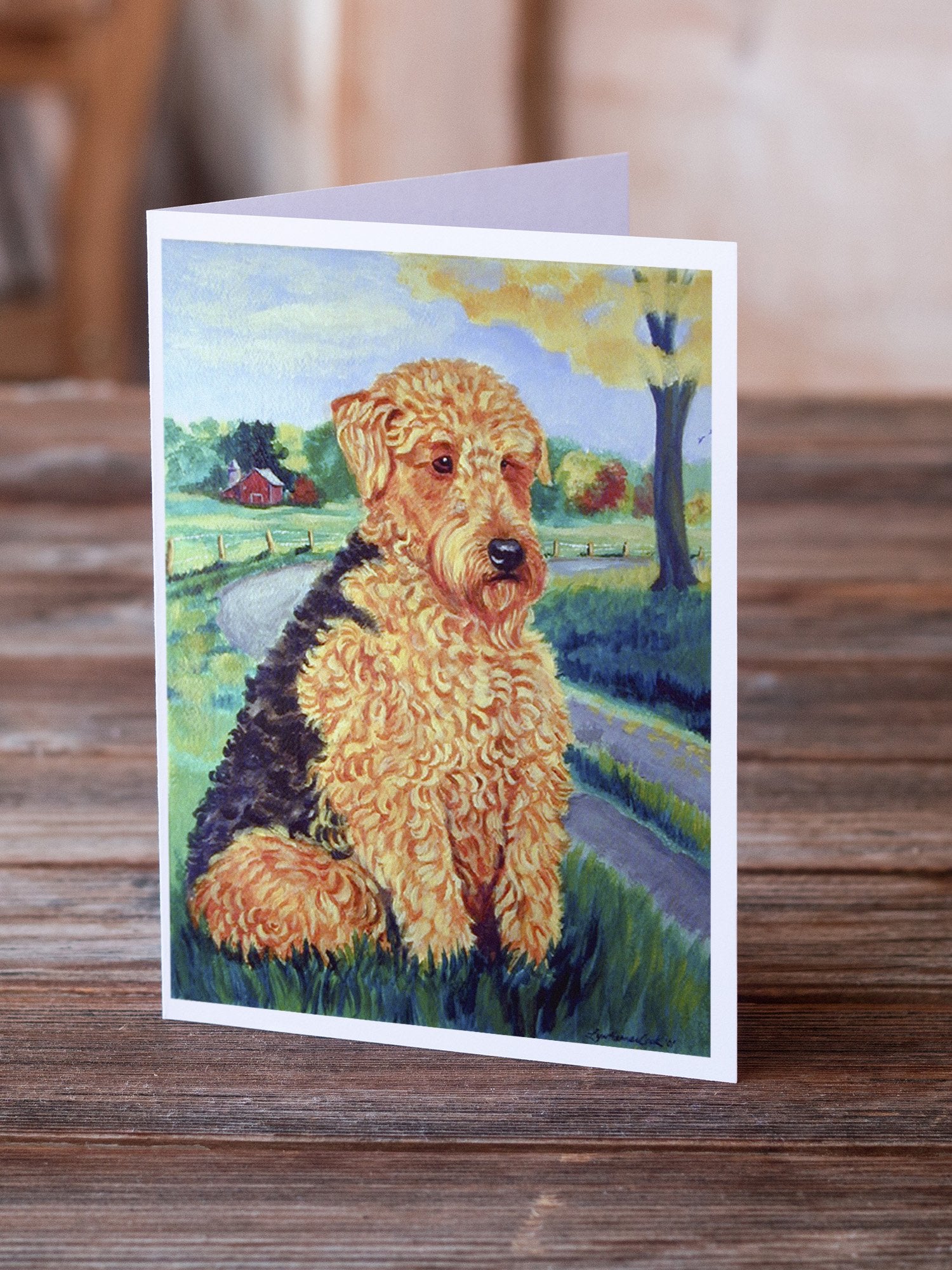 Buy this Airedale Terrier  Greeting Cards and Envelopes Pack of 8