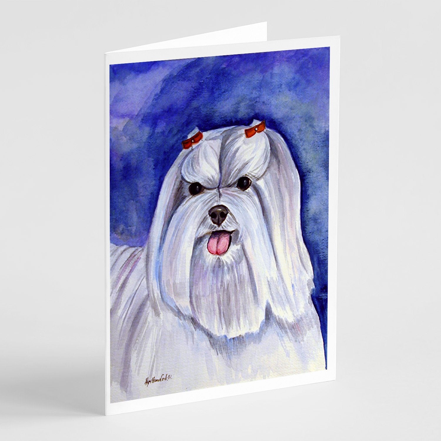 Buy this Maltese  Greeting Cards and Envelopes Pack of 8