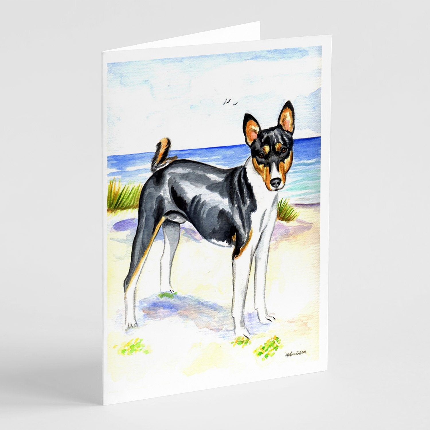 Buy this Basenji  Greeting Cards and Envelopes Pack of 8