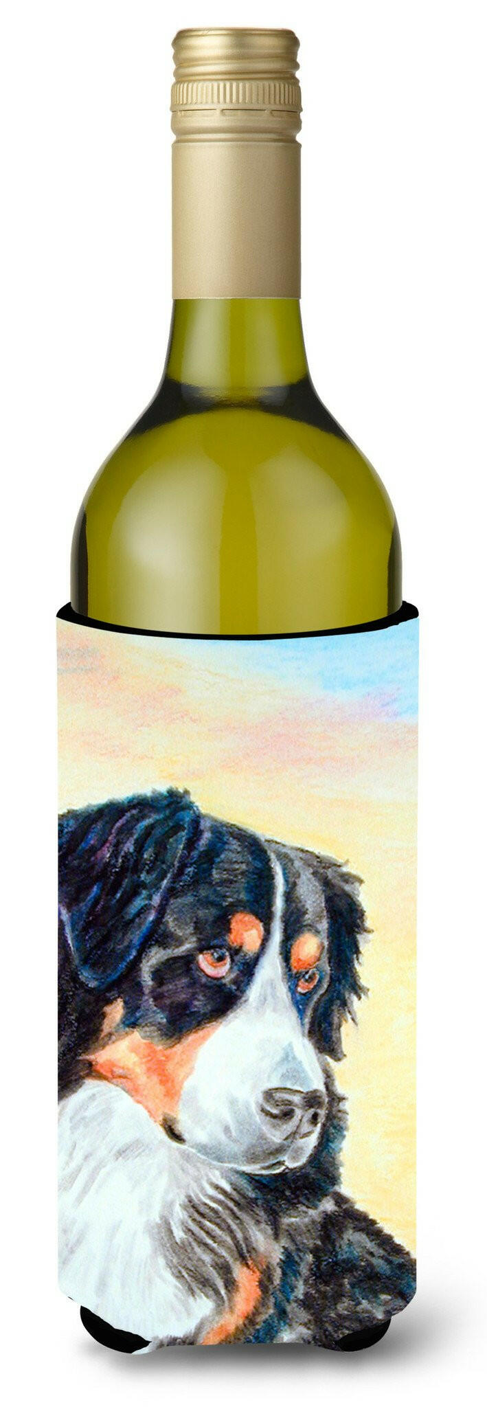 Bernese Mountain Dog Wine Bottle Beverage Insulator Beverage Insulator Hugger 7131LITERK by Caroline's Treasures