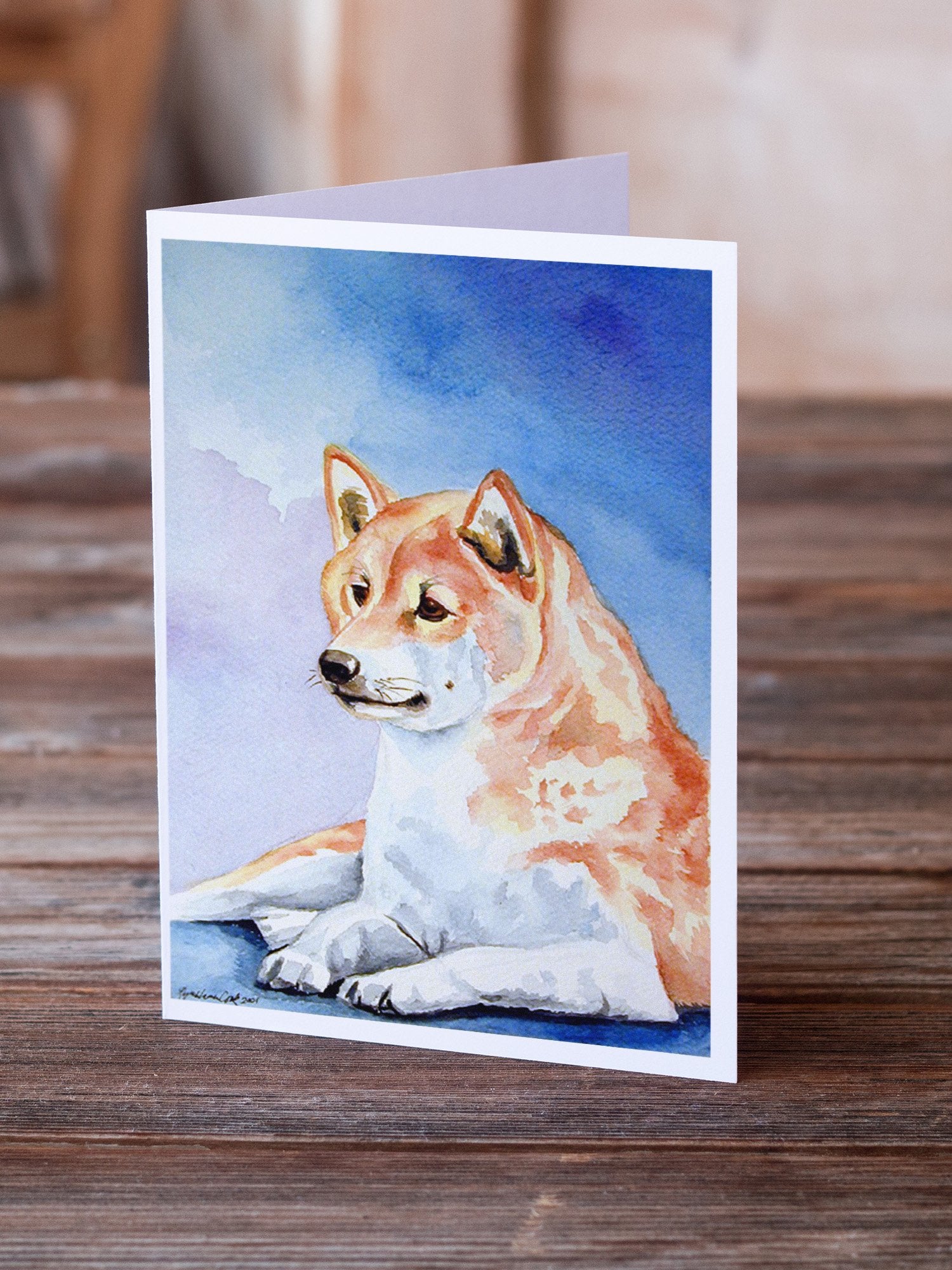 Buy this Shiba Inu  Greeting Cards and Envelopes Pack of 8