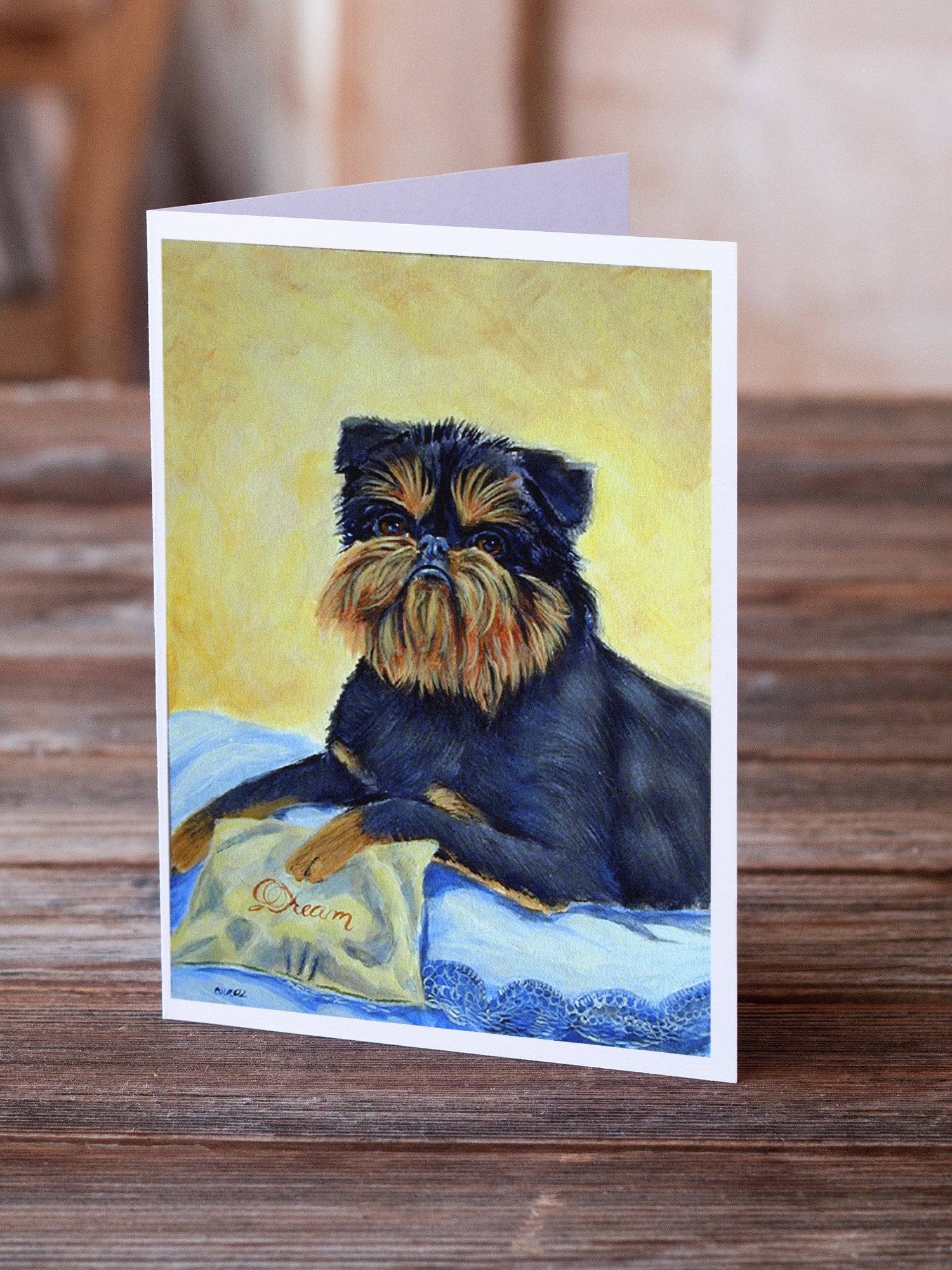 Buy this Brussels Griffon  Greeting Cards and Envelopes Pack of 8
