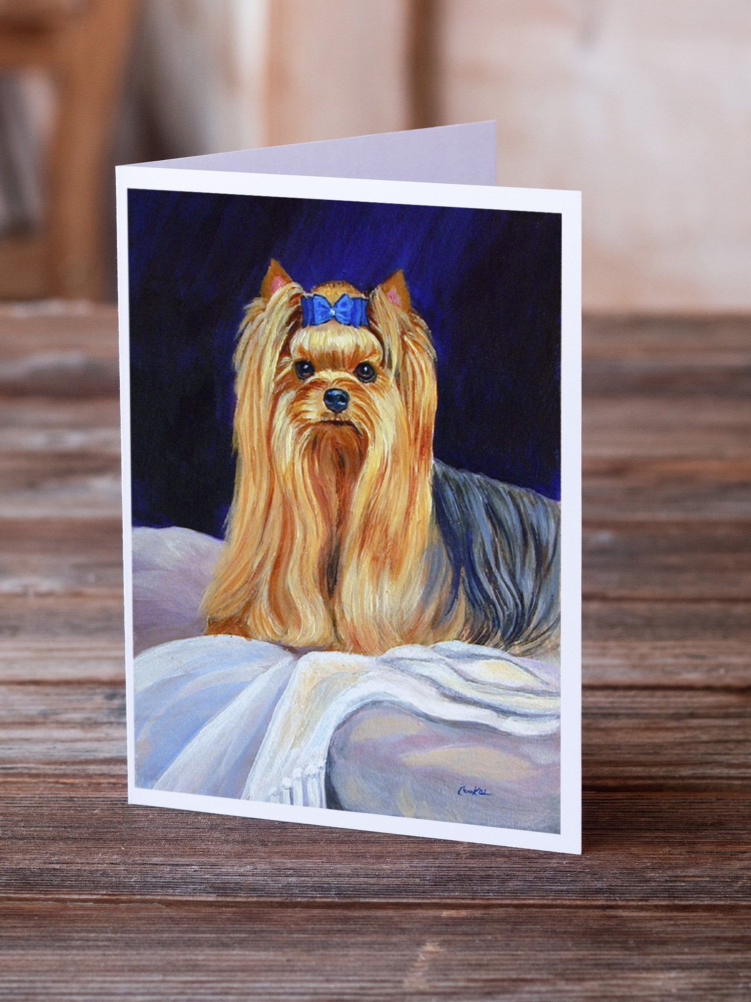 Buy this Yorkie  Greeting Cards and Envelopes Pack of 8