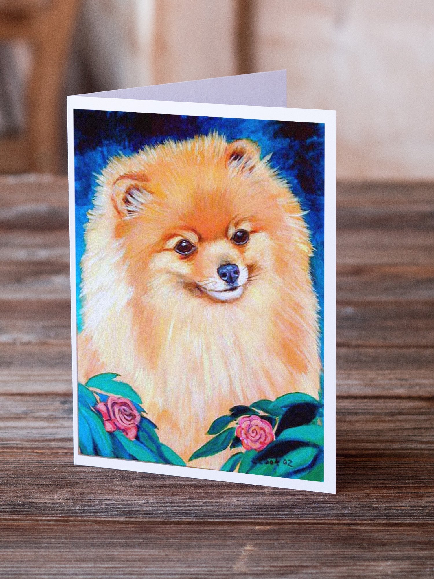Buy this Pomeranian  Greeting Cards and Envelopes Pack of 8