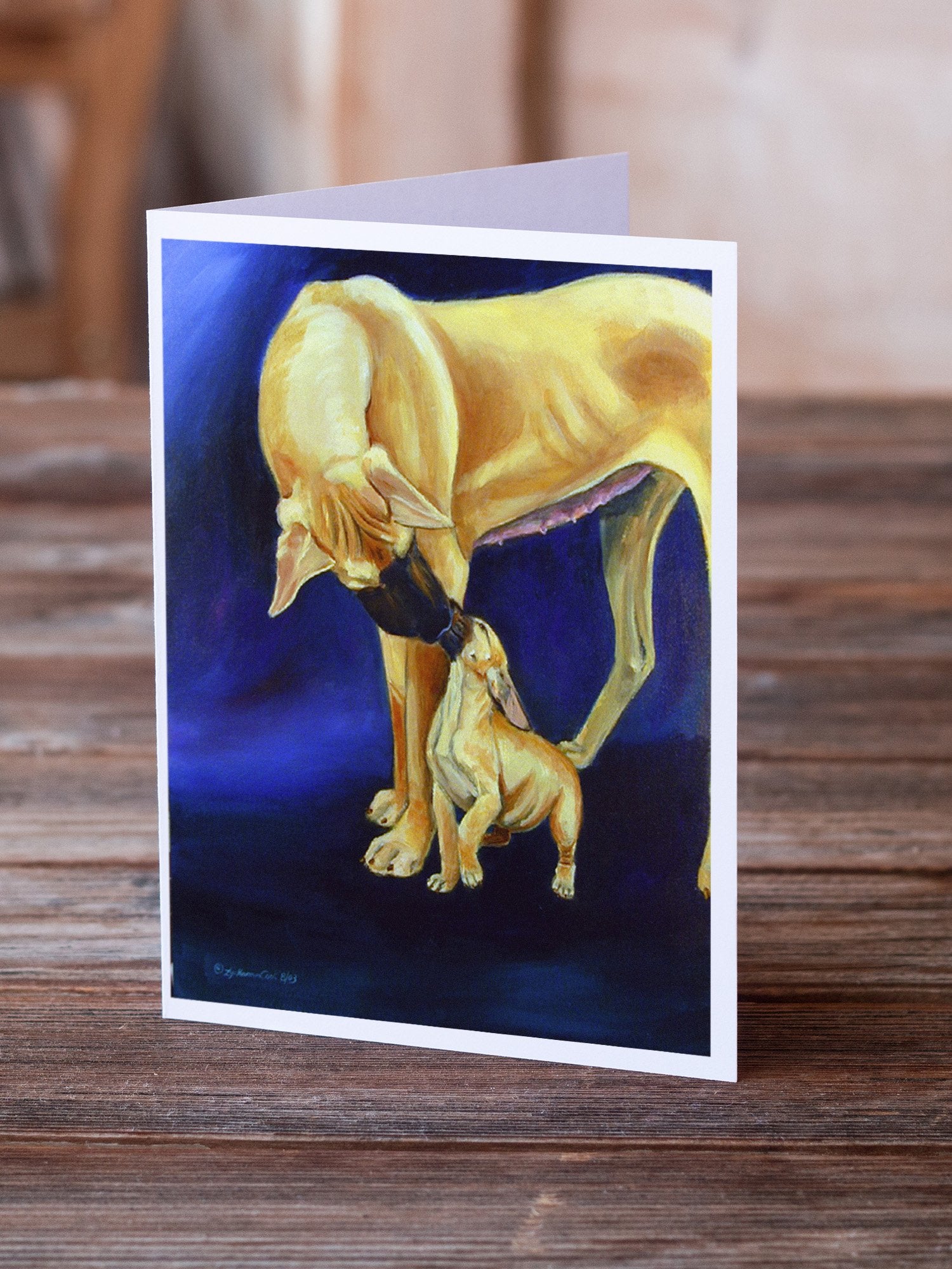 Buy this Great Dane and Puppy   Greeting Cards and Envelopes Pack of 8