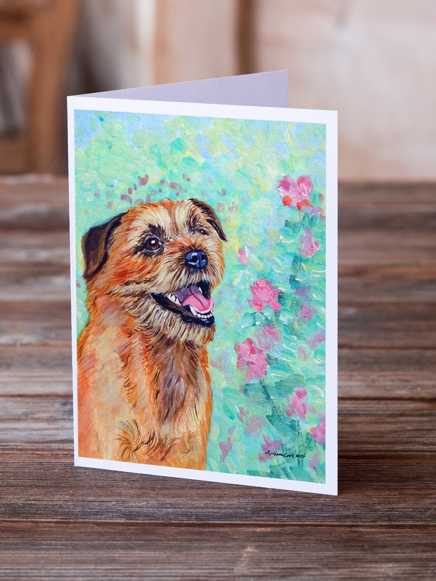 Buy this Border Terrier  Greeting Cards and Envelopes Pack of 8