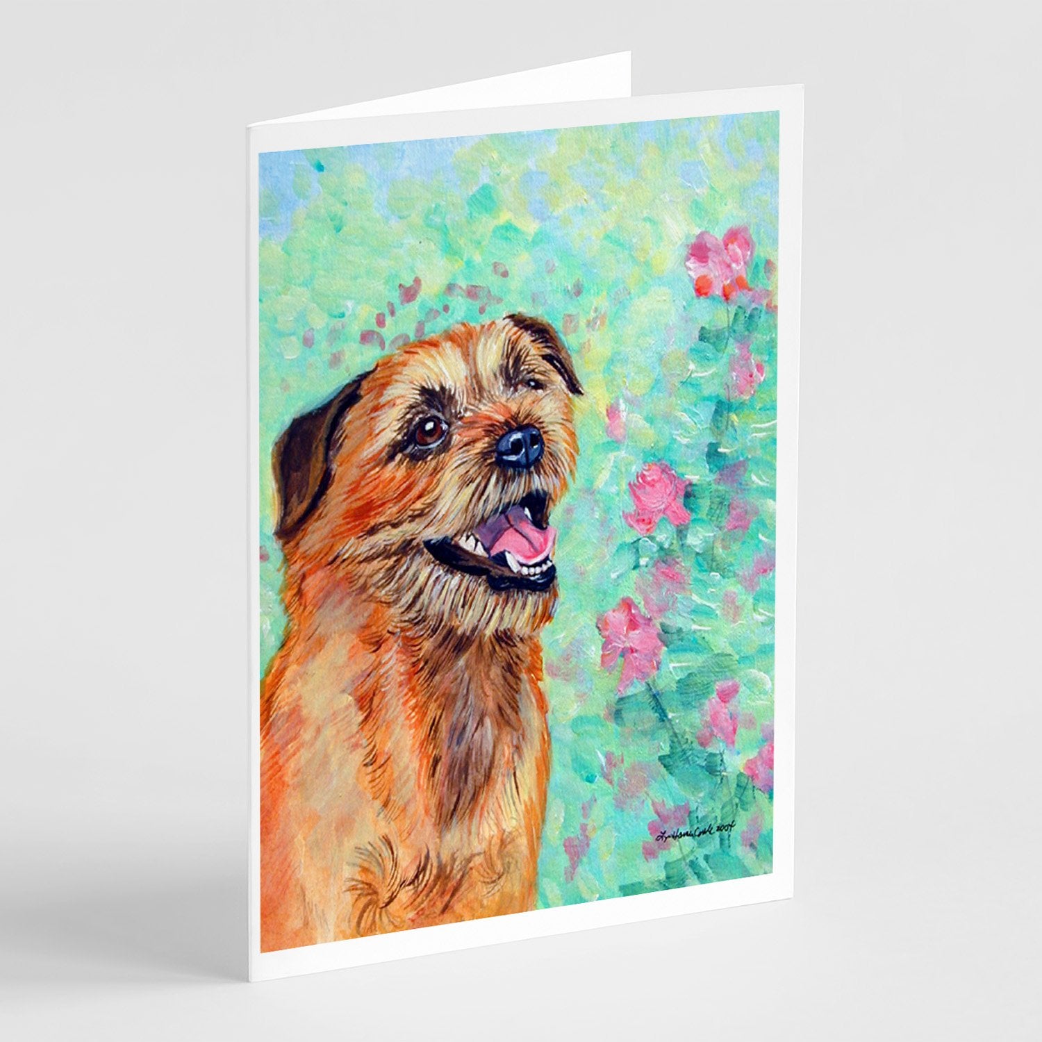 Buy this Border Terrier  Greeting Cards and Envelopes Pack of 8