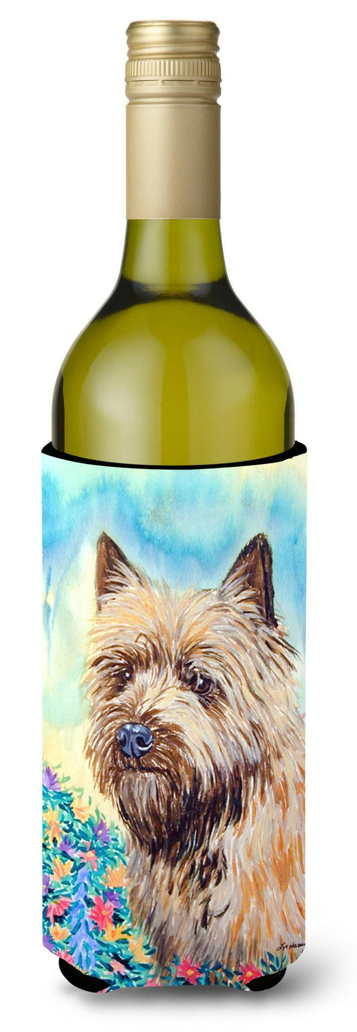 Cairn Terrier Wine Bottle Beverage Insulator Beverage Insulator Hugger by Caroline's Treasures