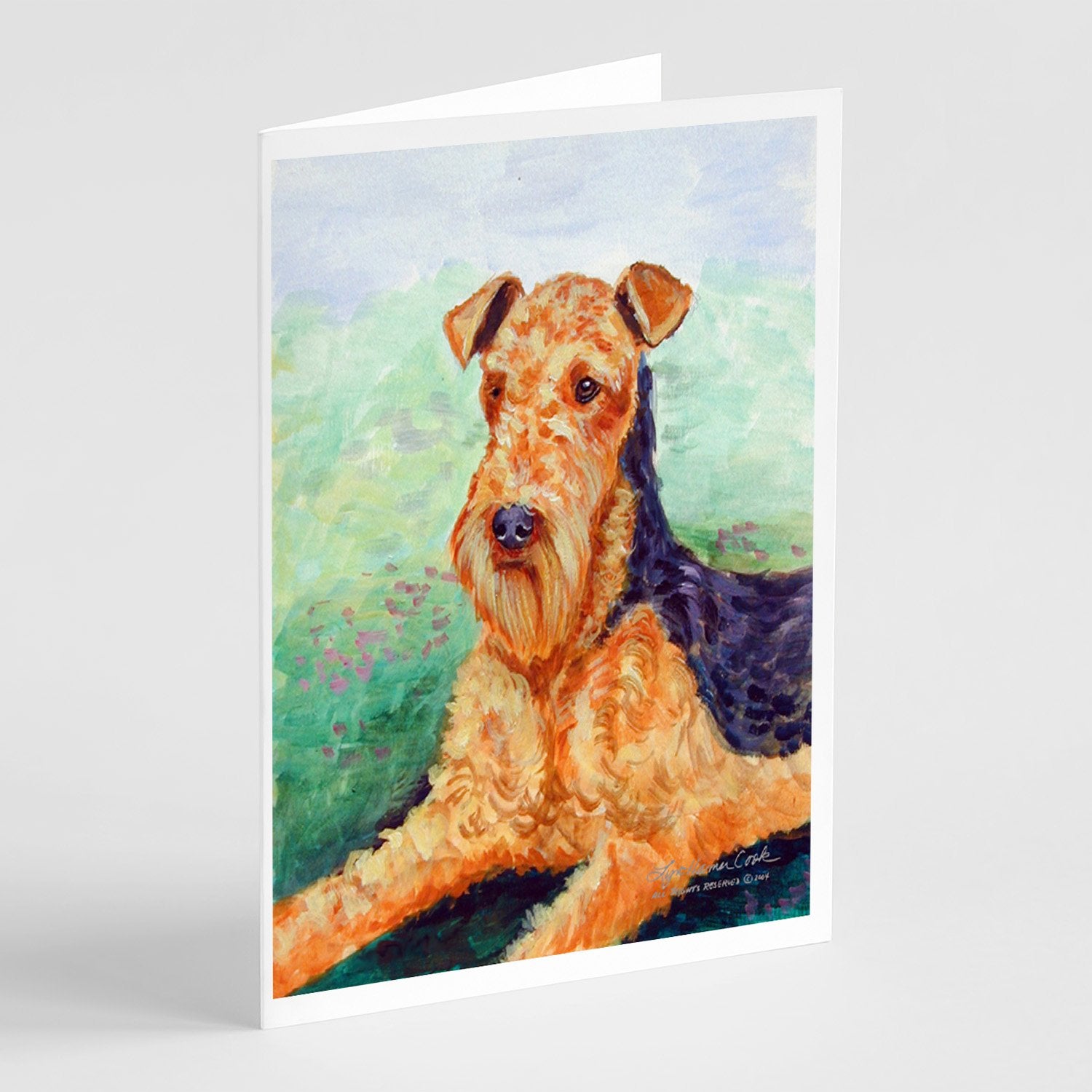 Buy this Airedale Terrier Greeting Cards and Envelopes Pack of 8