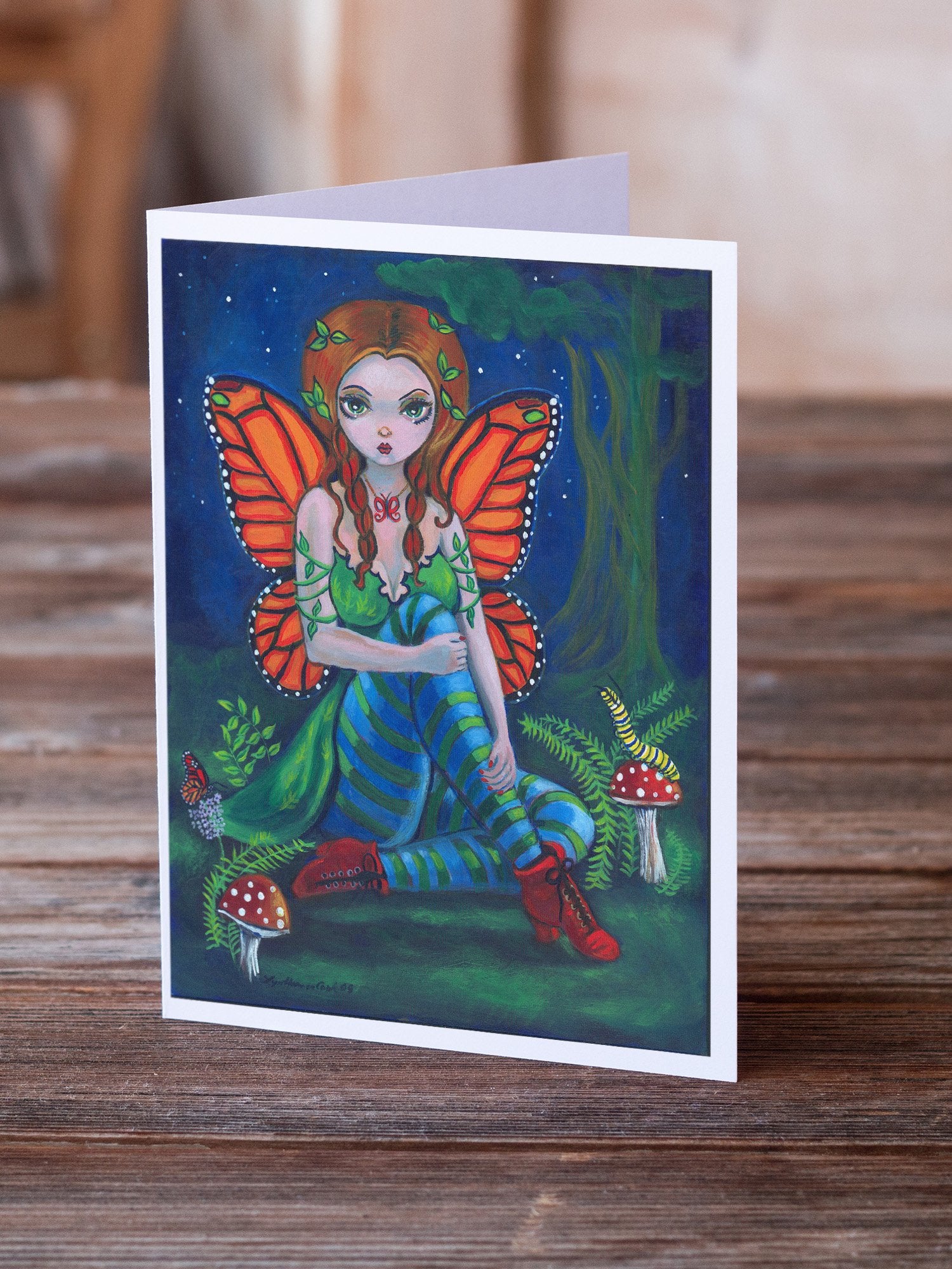 Buy this Fairy Monarch Greeting Cards and Envelopes Pack of 8