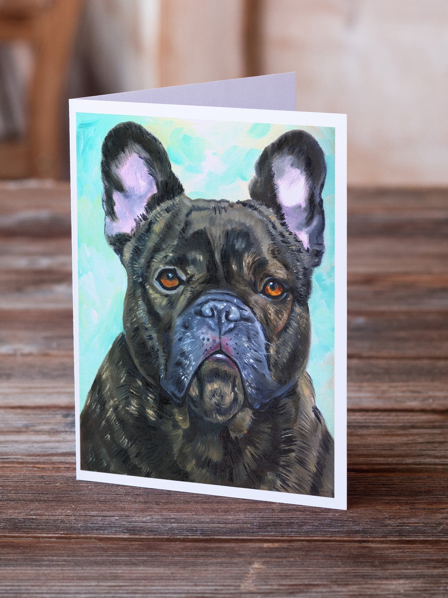 Buy this French Bulldog Lookin at You Greeting Cards and Envelopes Pack of 8