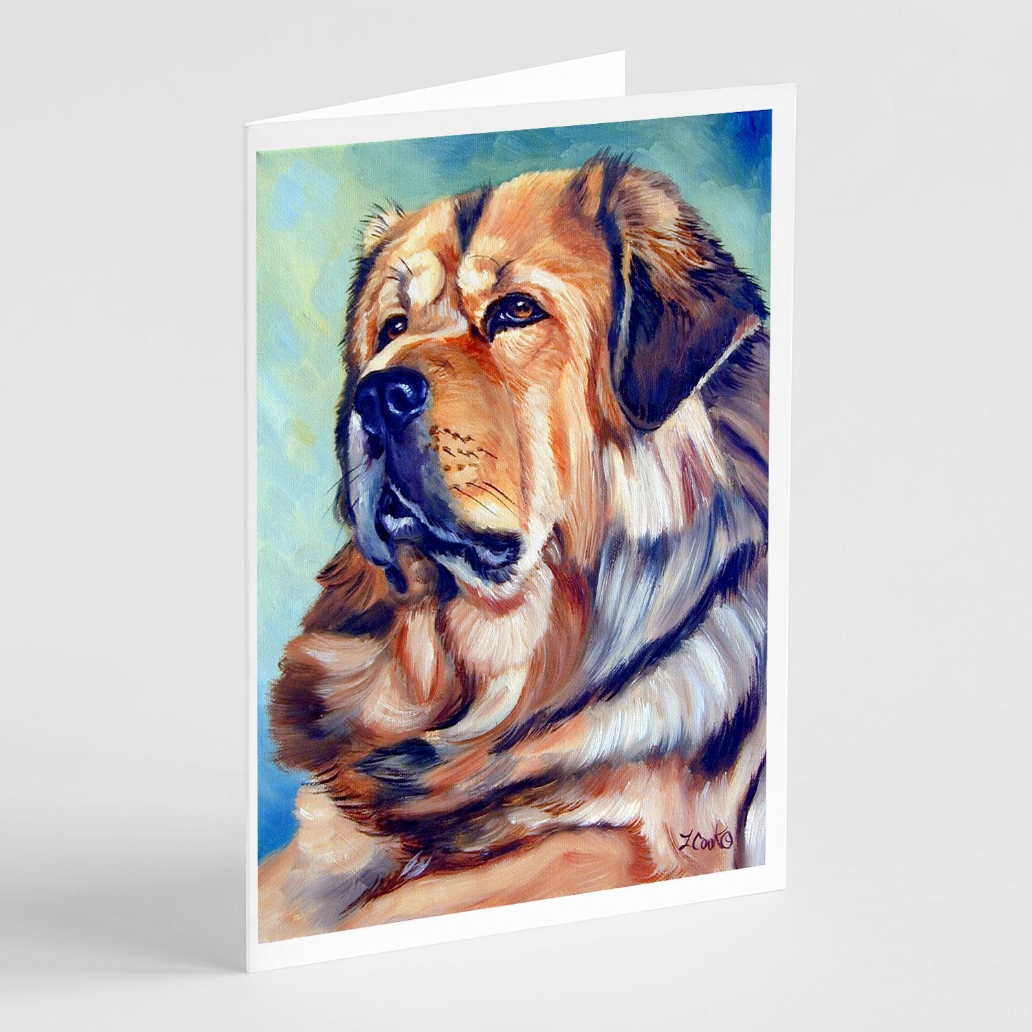 Buy this Tibetan Mastiff Greeting Cards and Envelopes Pack of 8