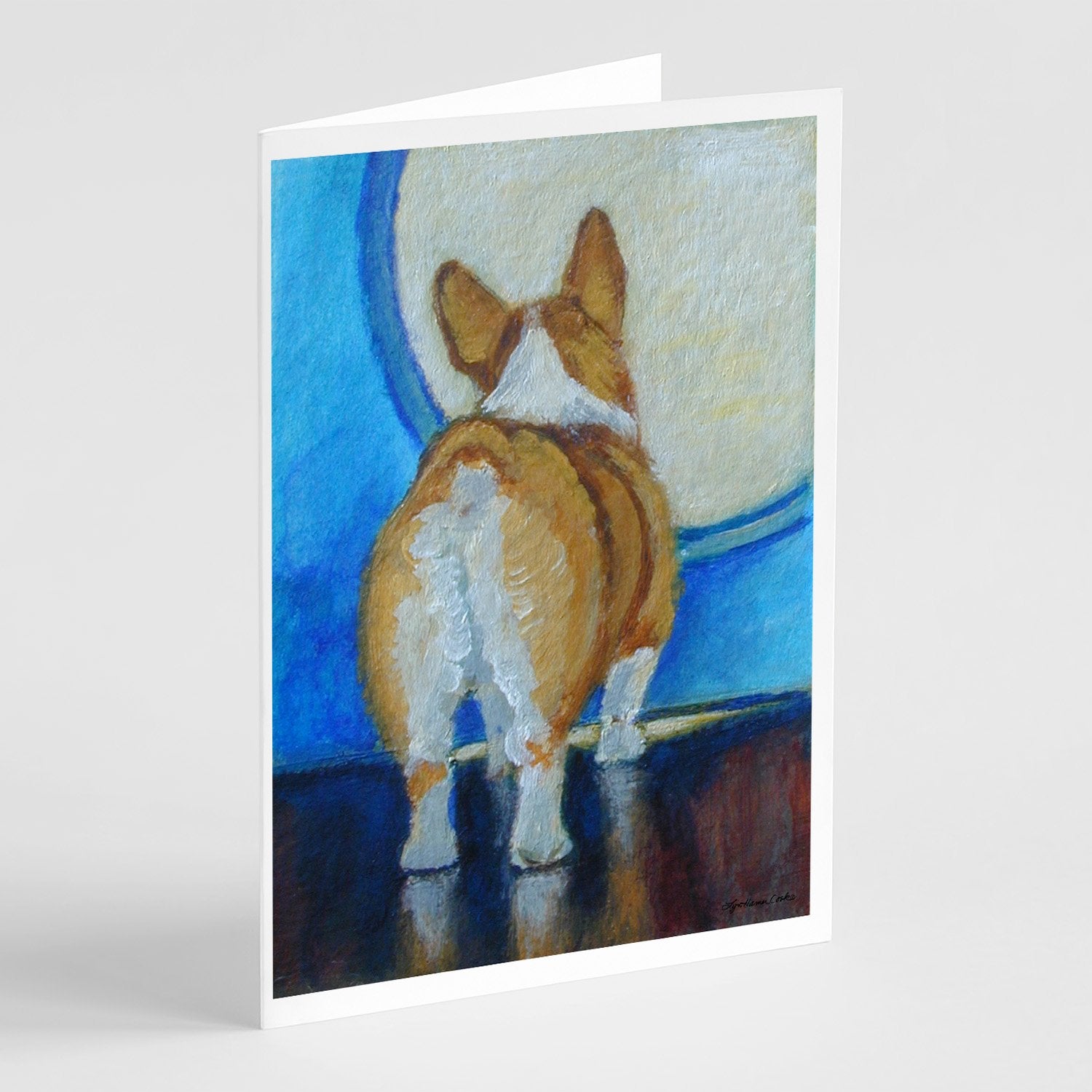 Buy this Corgi Butt Greeting Cards and Envelopes Pack of 8