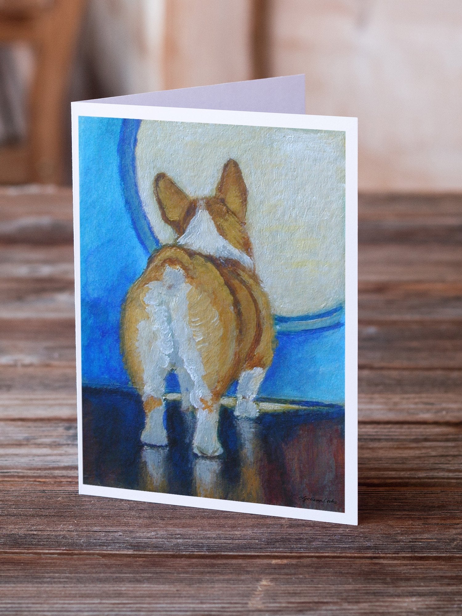 Buy this Corgi Butt Greeting Cards and Envelopes Pack of 8
