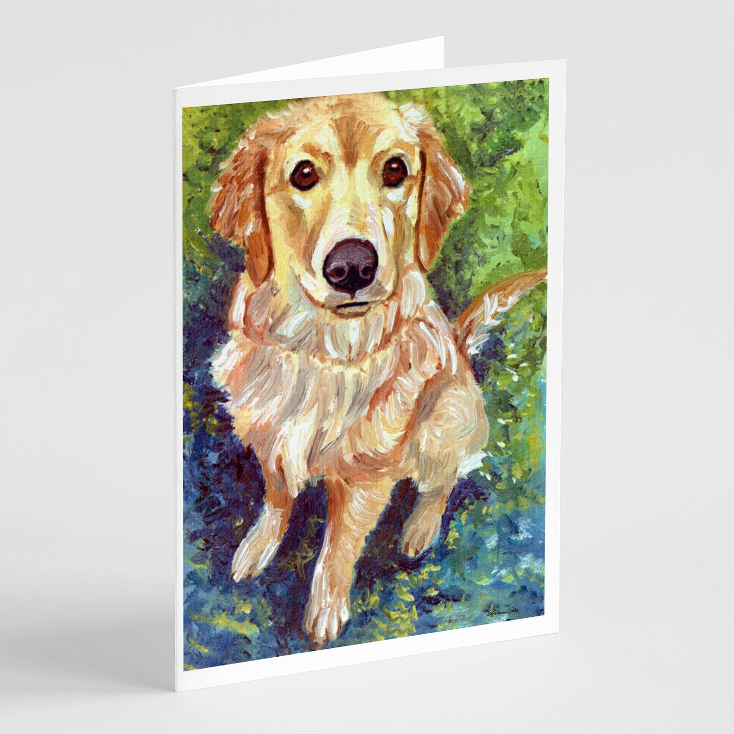 Buy this Golden Retriever Patience Greeting Cards and Envelopes Pack of 8
