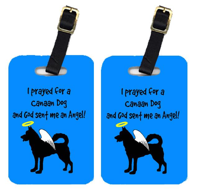 Pair of 2 Canaan Dog  Luggage Tags by Caroline's Treasures