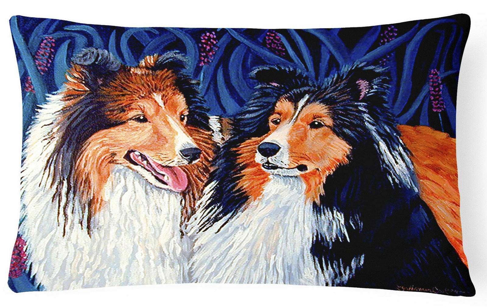 Sheltie Decorative   Canvas Fabric Pillow by Caroline's Treasures
