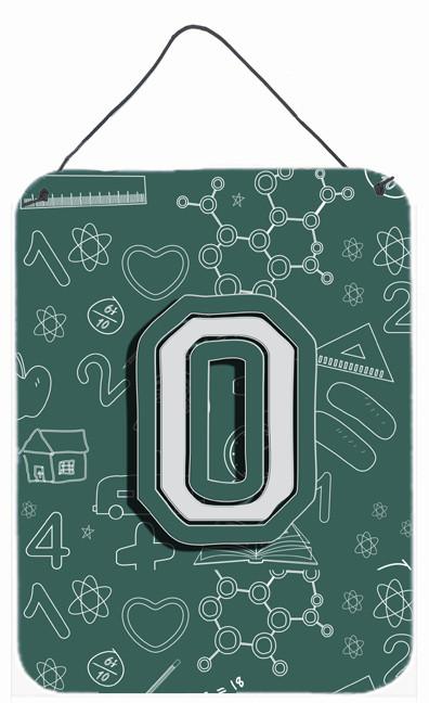 Letter O Back to School Initial Wall or Door Hanging Prints CJ2010-ODS1216 by Caroline's Treasures