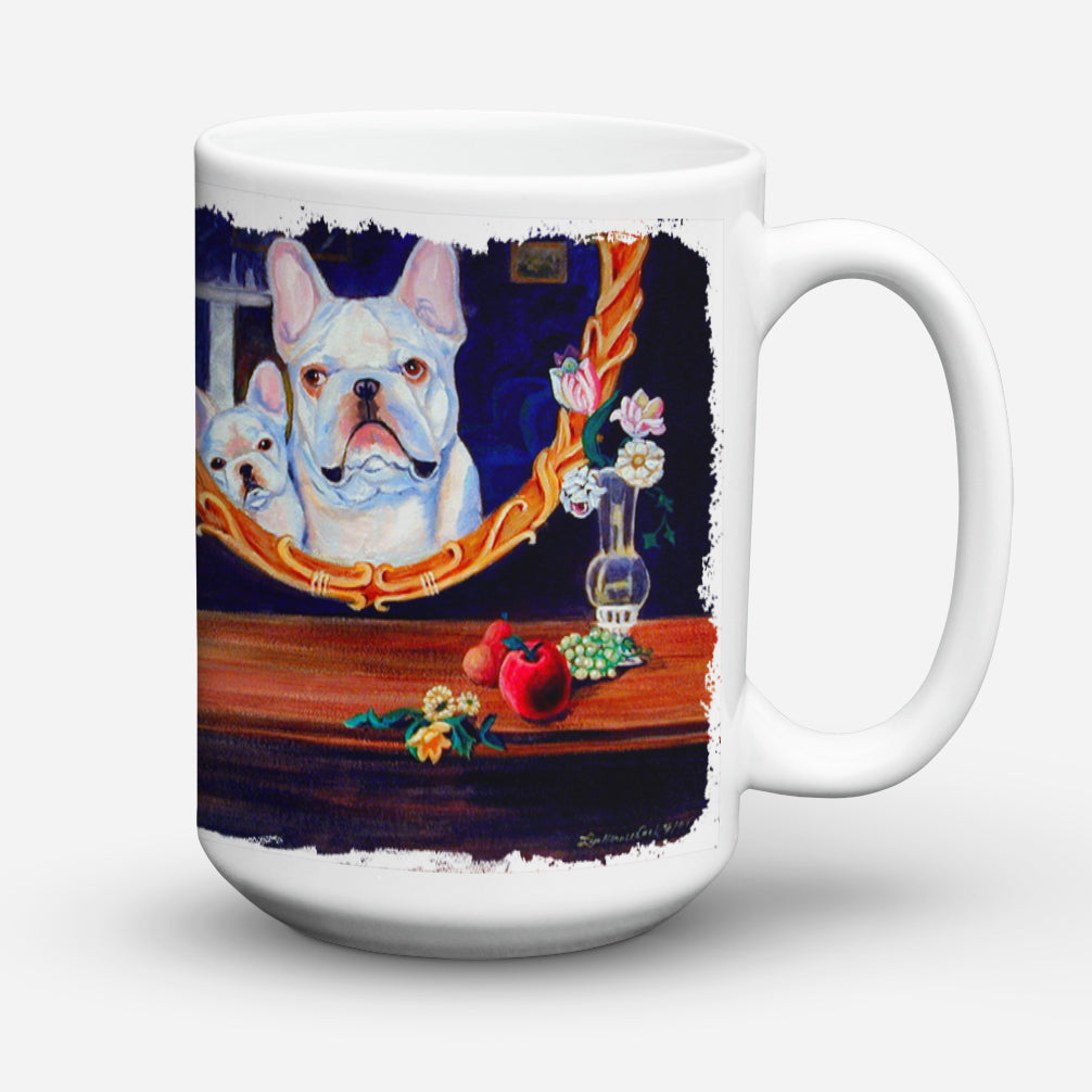 French Bulldog Dishwasher Safe Microwavable Ceramic Coffee Mug 15 ounce 7514CM15