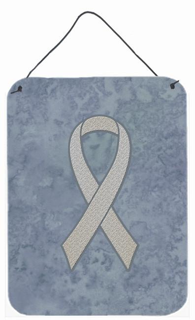 Clear Ribbon for Lung Cancer Awareness Wall or Door Hanging Prints AN1210DS1216 by Caroline's Treasures