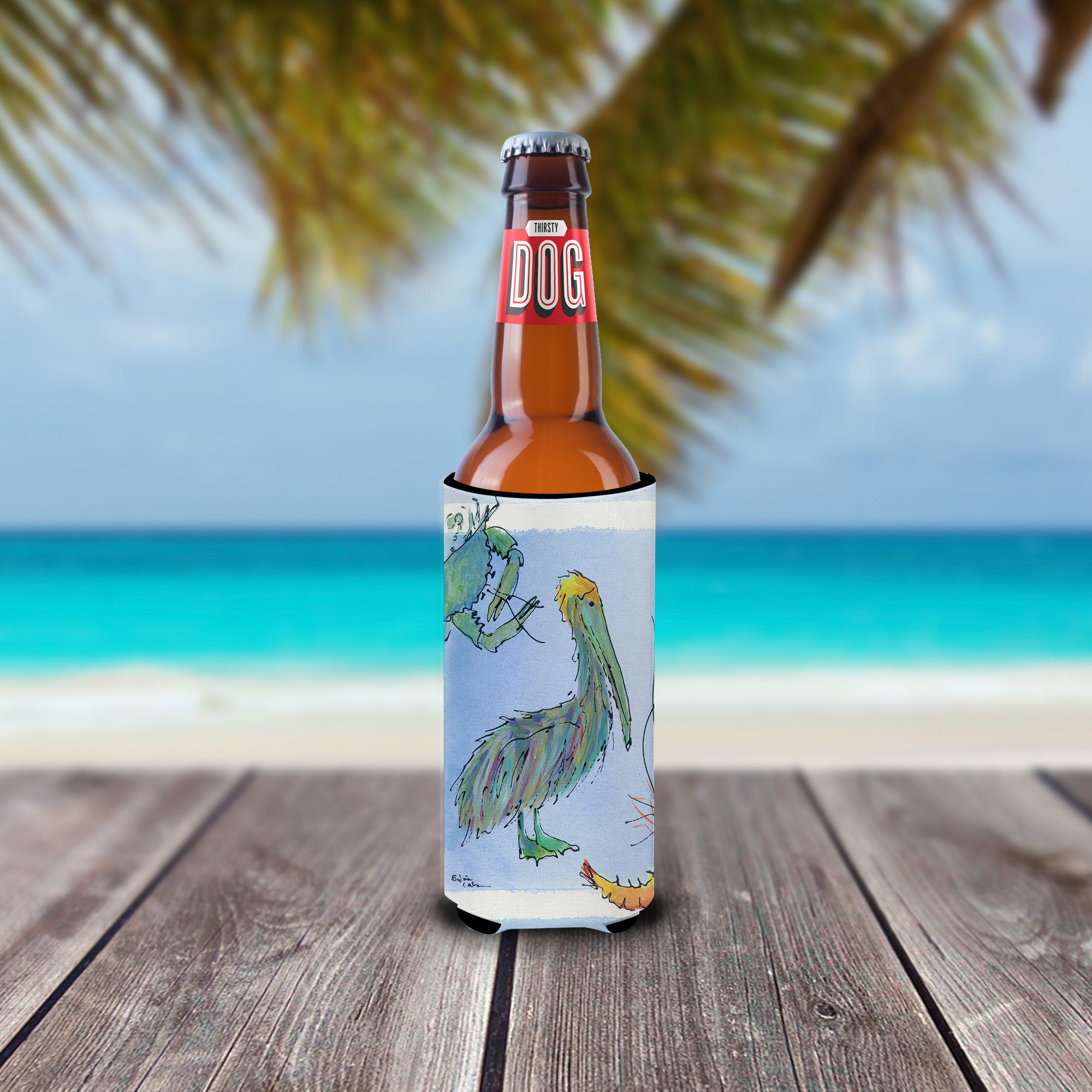 Pelican Shrimp and Crab Ultra Beverage Insulators for slim cans 8038MUK