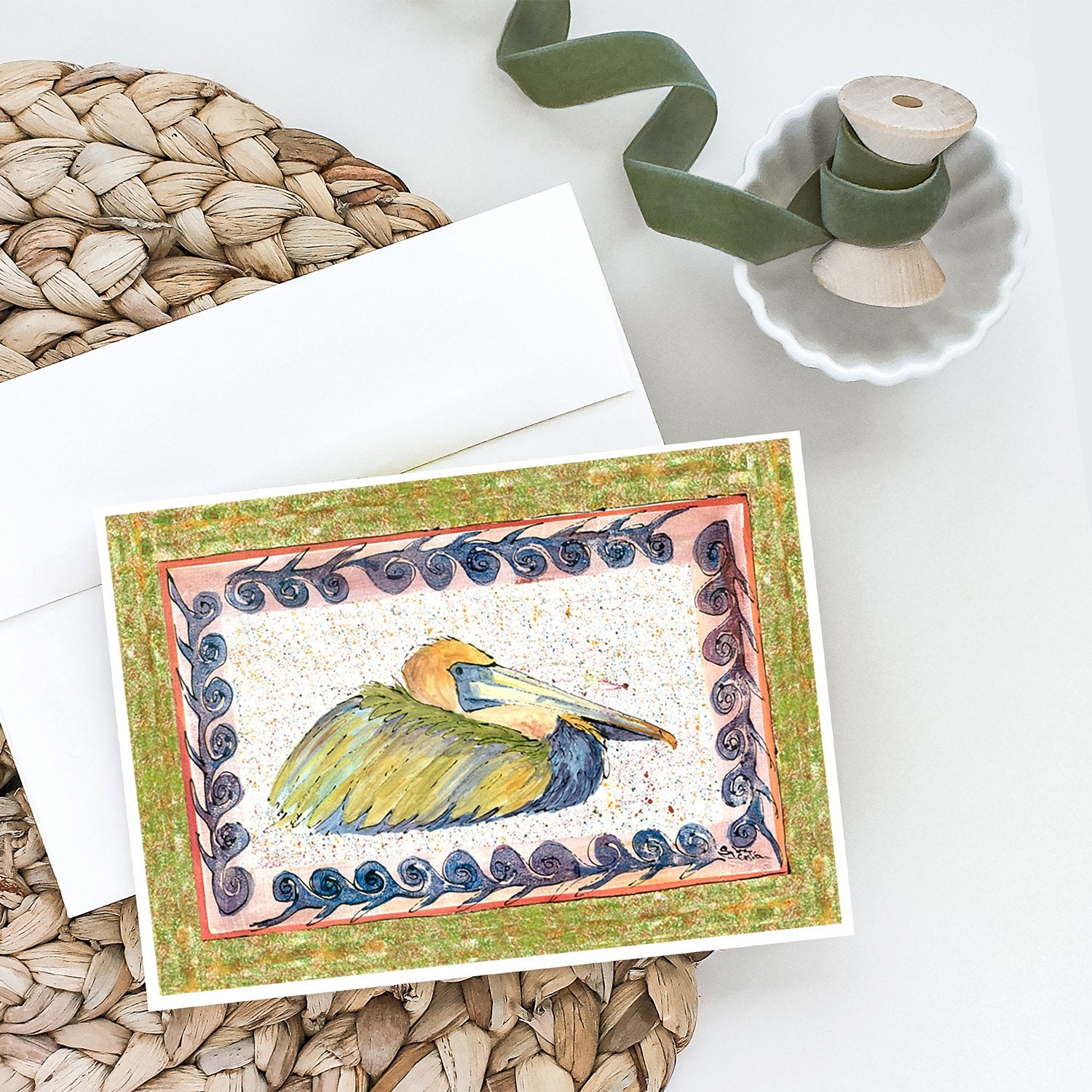 Buy this Pelican Sitting Greeting Cards and Envelopes Pack of 8