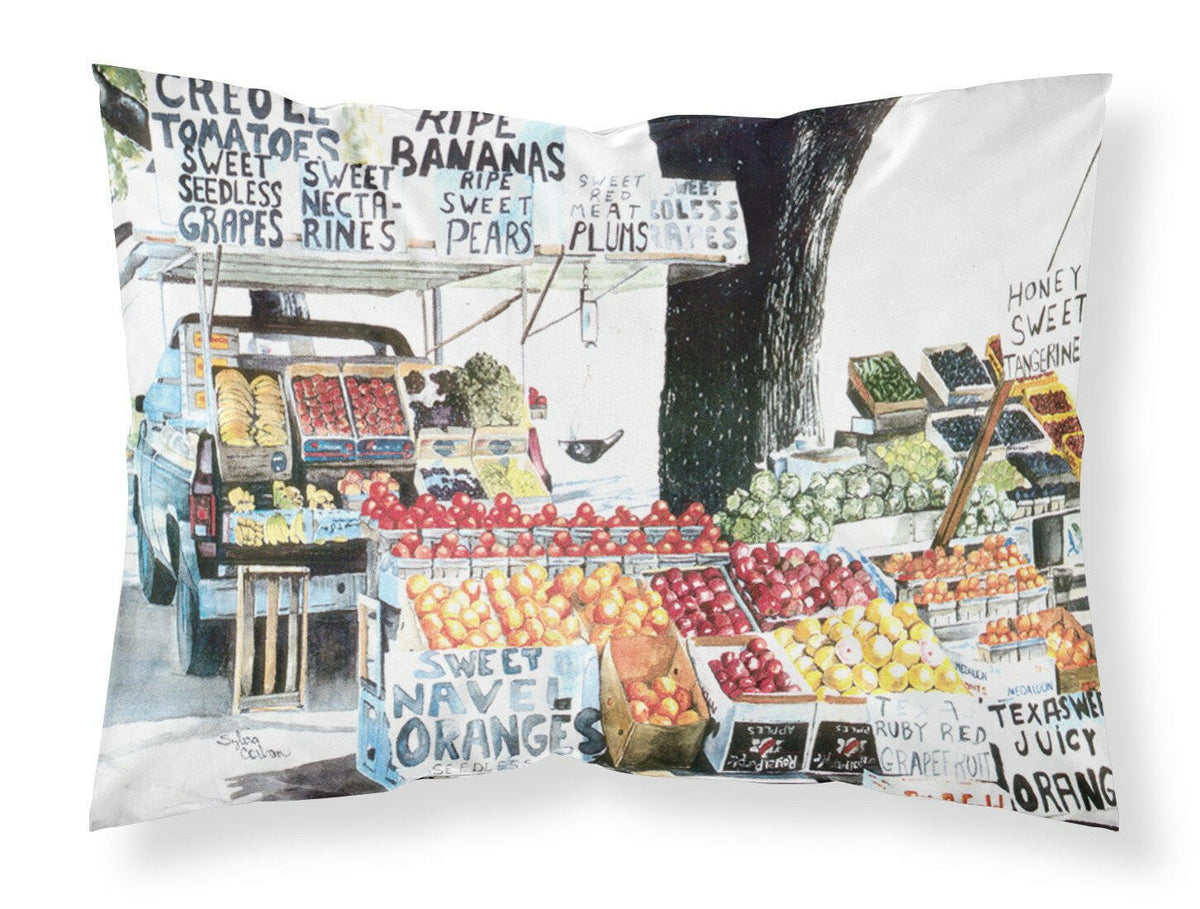 Fruit Stand Moisture wicking Fabric standard pillowcase by Caroline&#39;s Treasures