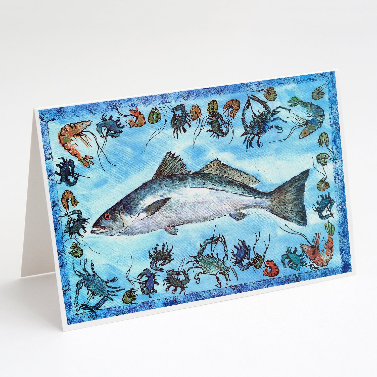 Buy this Fish Speckled Trout Greeting Cards and Envelopes Pack of 8