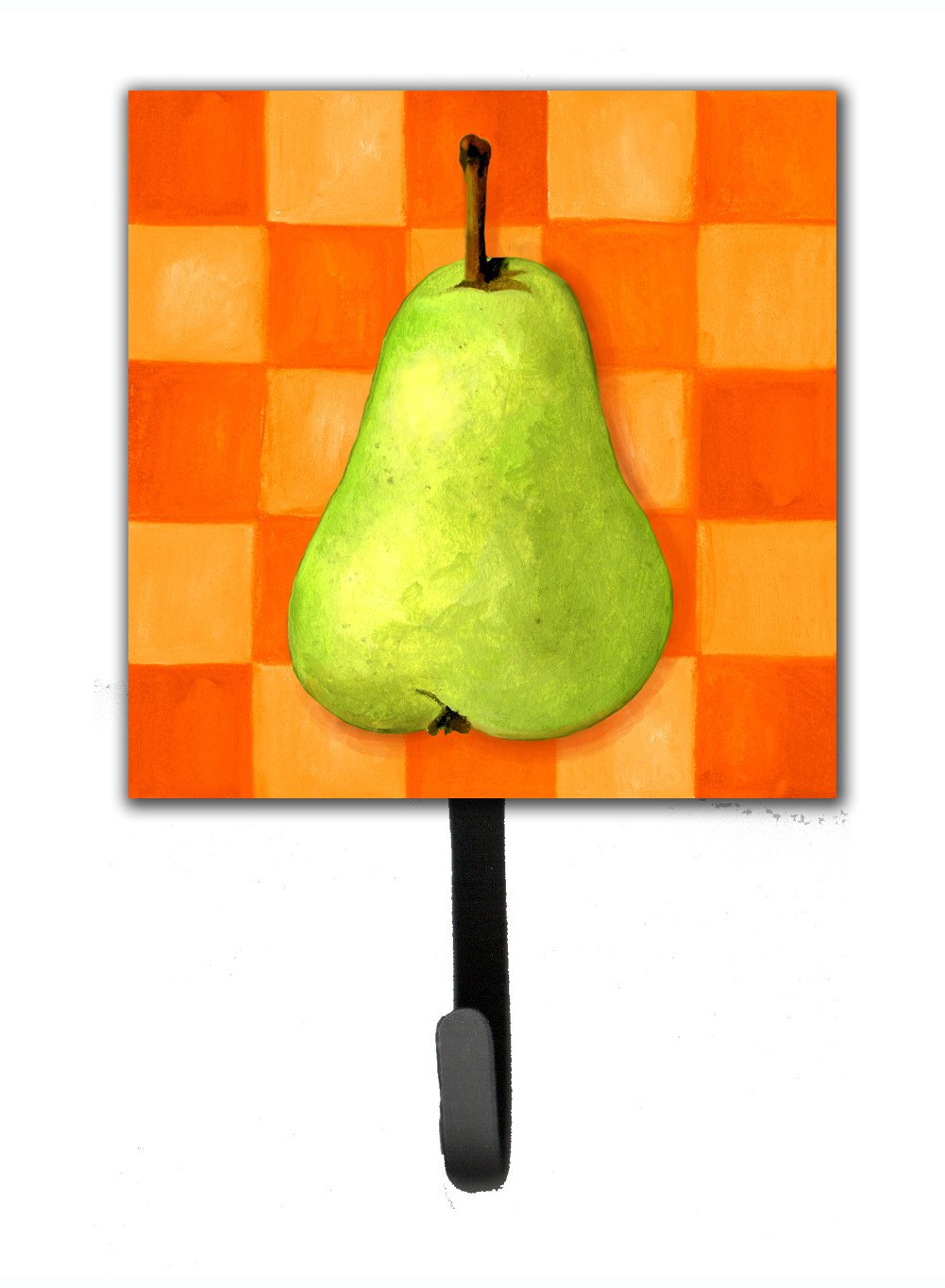 Pear in Orange by Ute Nuhn Leash or Key Holder WHW0117SH4 by Caroline's Treasures