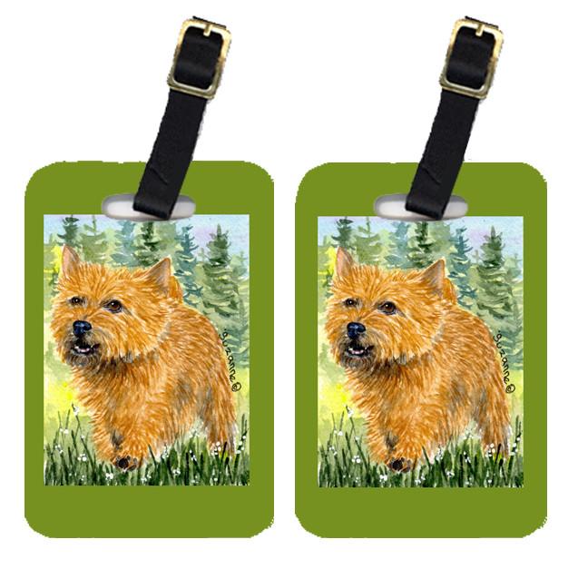 Pair of 2 Norwich Terrier Luggage Tags by Caroline's Treasures