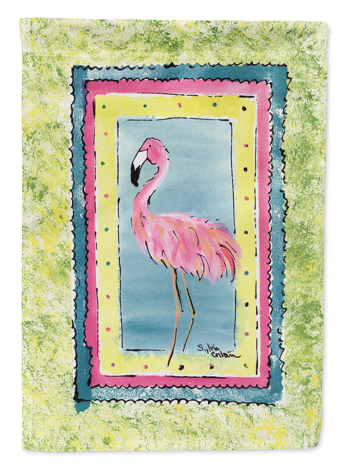 Bird - Flamingo Flag Garden Size.
