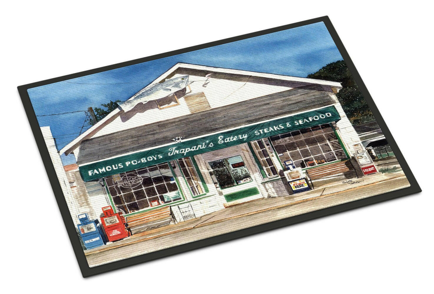 Trapani's Eatery Indoor or Outdoor Mat 18x27 Doormat - the-store.com