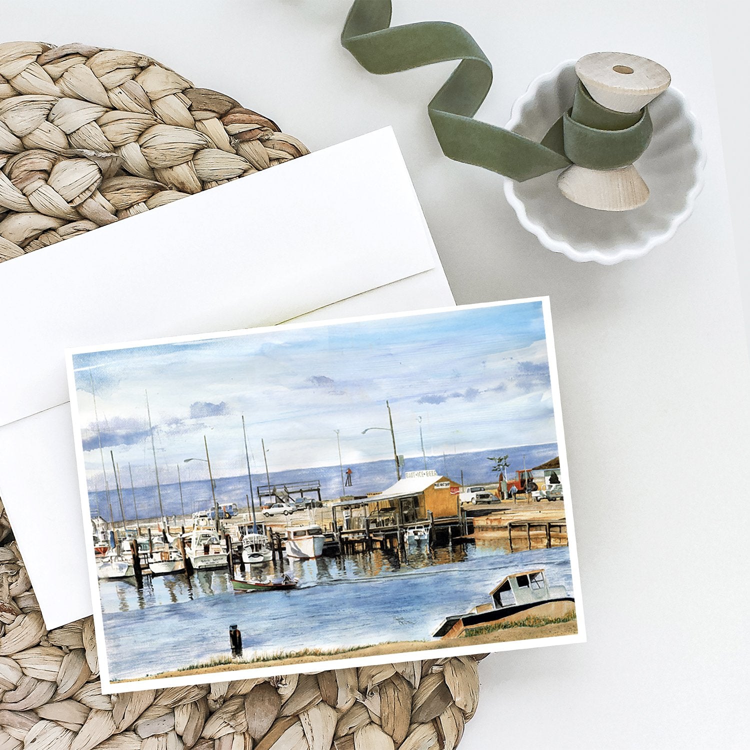 Buy this The Pass Bait Shop Greeting Cards and Envelopes Pack of 8