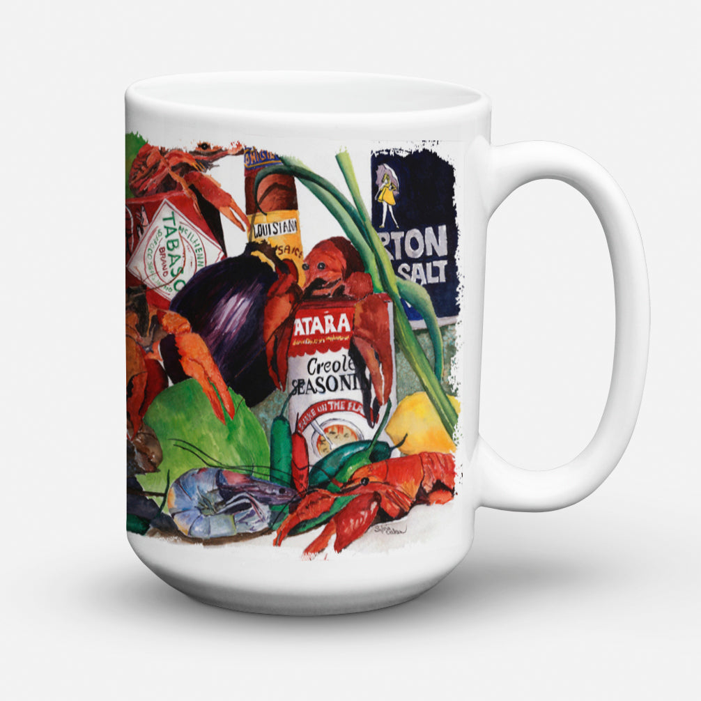 Louisiana Spices Dishwasher Safe Microwavable Ceramic Coffee Mug 15 ounce 8131CM15