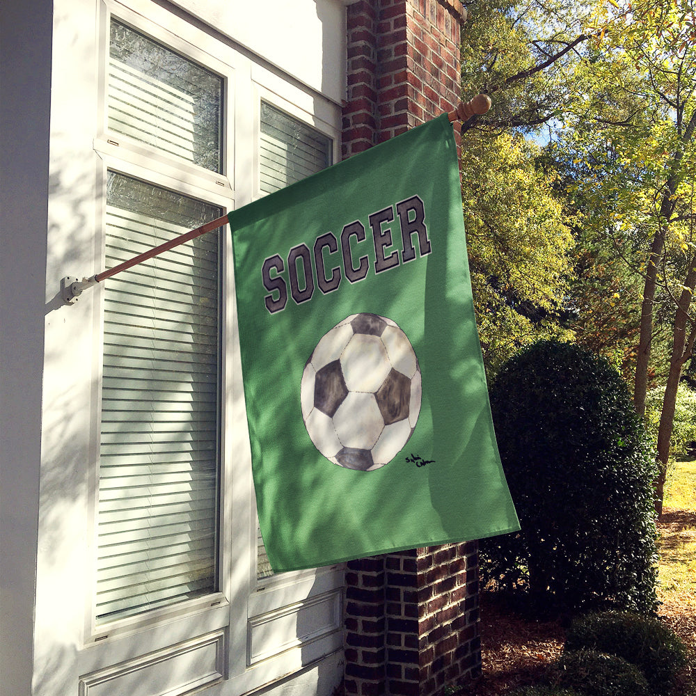 Soccer Flag Canvas House Size