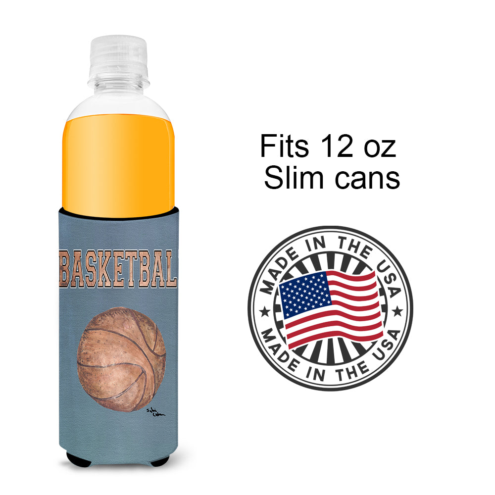 Basketball Ultra Beverage Insulators for slim cans 8486MUK.