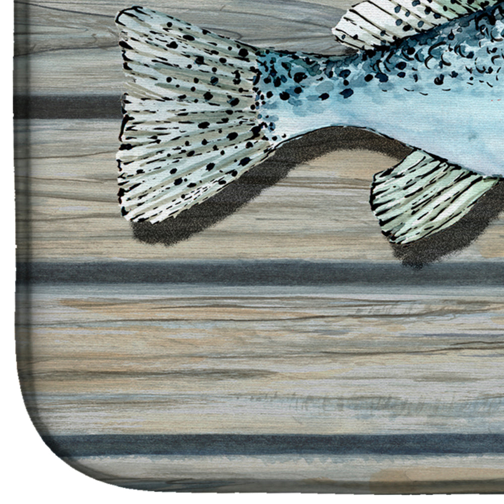 Fish Speckled Trout Dish Drying Mat 8494DDM
