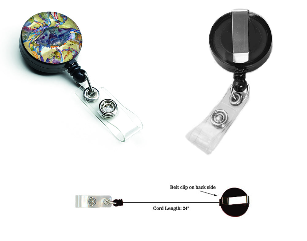 Crab All Over Retractable Badge Reel 8512BR