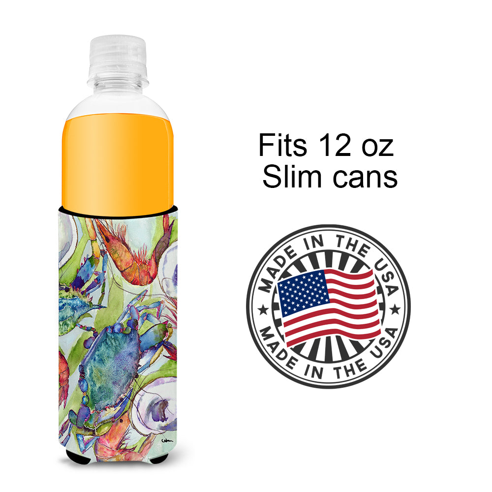 Fish Dolphin Mahi Mahi Ultra Beverage Insulators for slim cans 8547MUK
