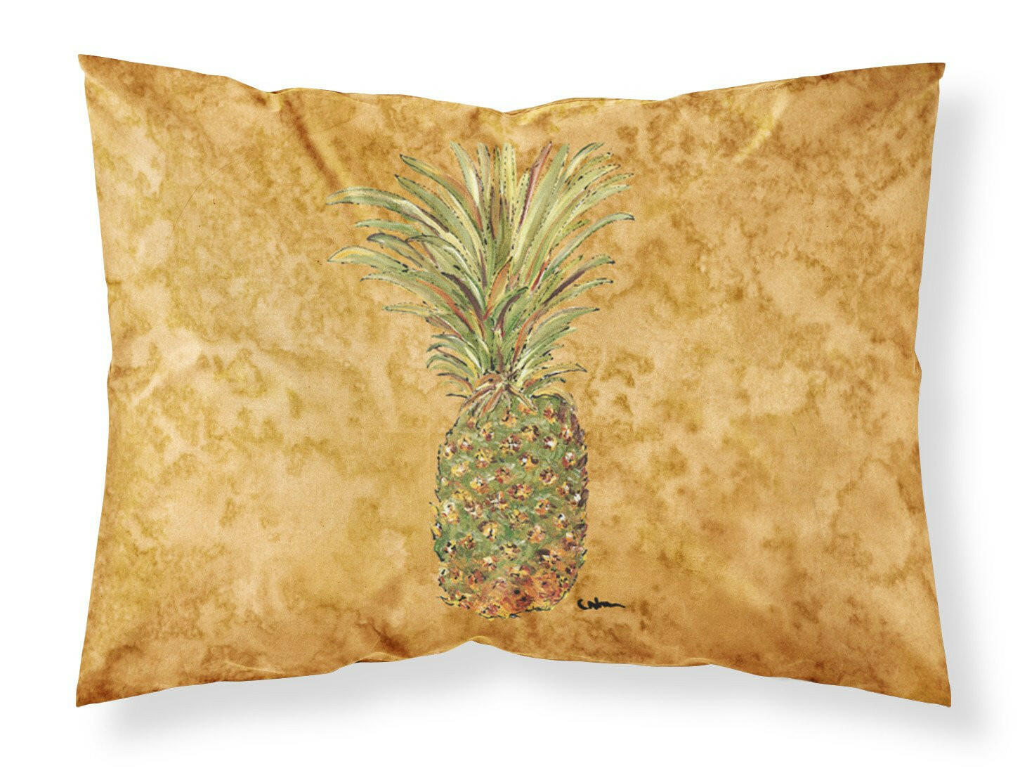 Pineapple  Moisture wicking Fabric standard pillowcase by Caroline's Treasures