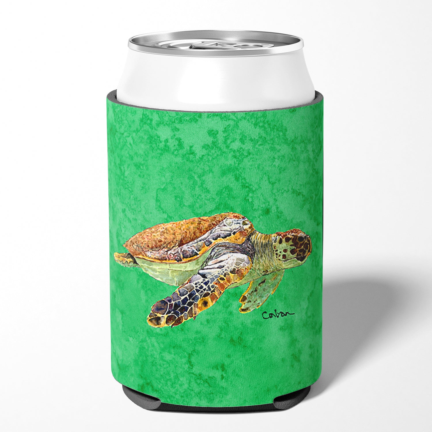 Turtle Can or Bottle Beverage Insulator Hugger.