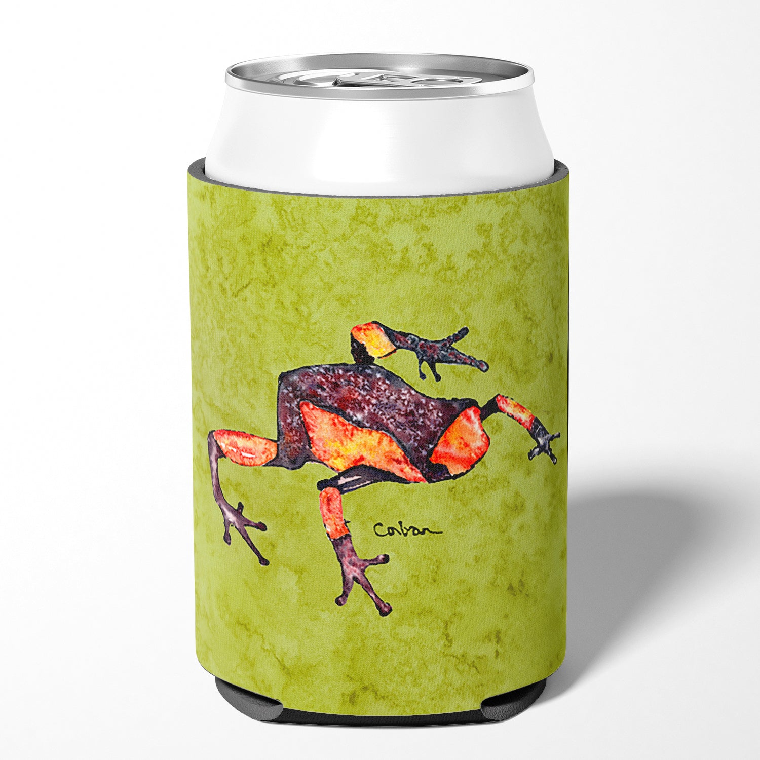 Frog Can or Bottle Beverage Insulator Hugger.