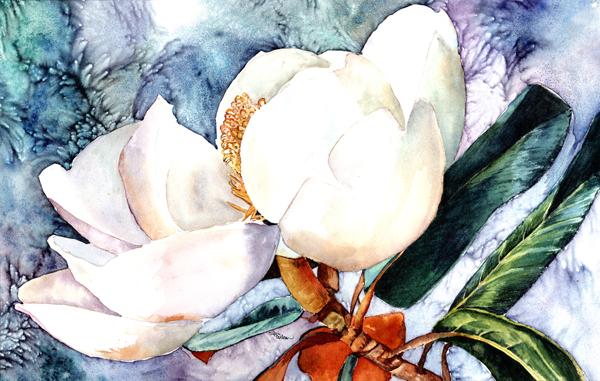 Magnolia Fabric Placemat 8701PLMT by Caroline's Treasures