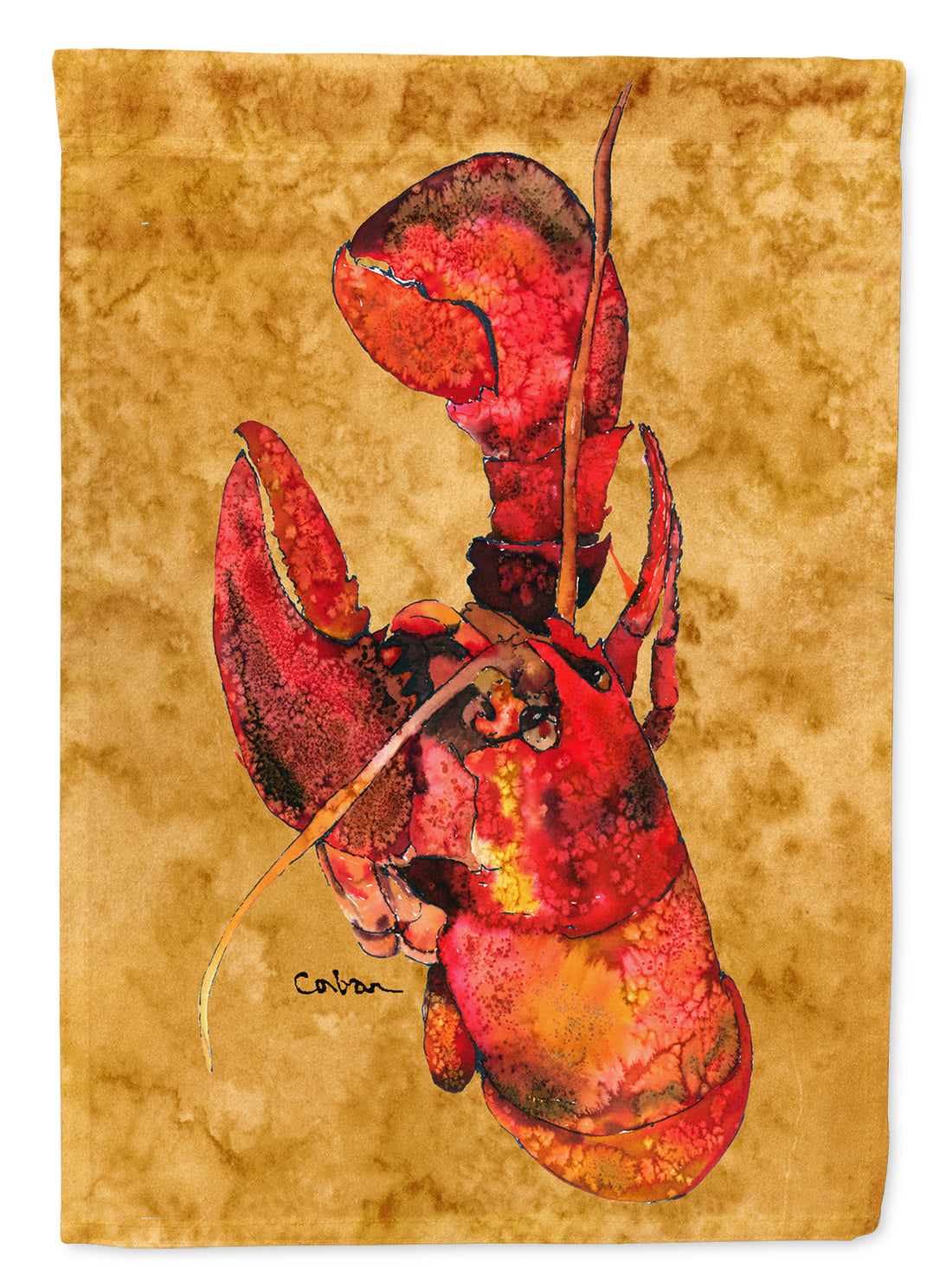 Lobster  Cooked Flag Garden Size.