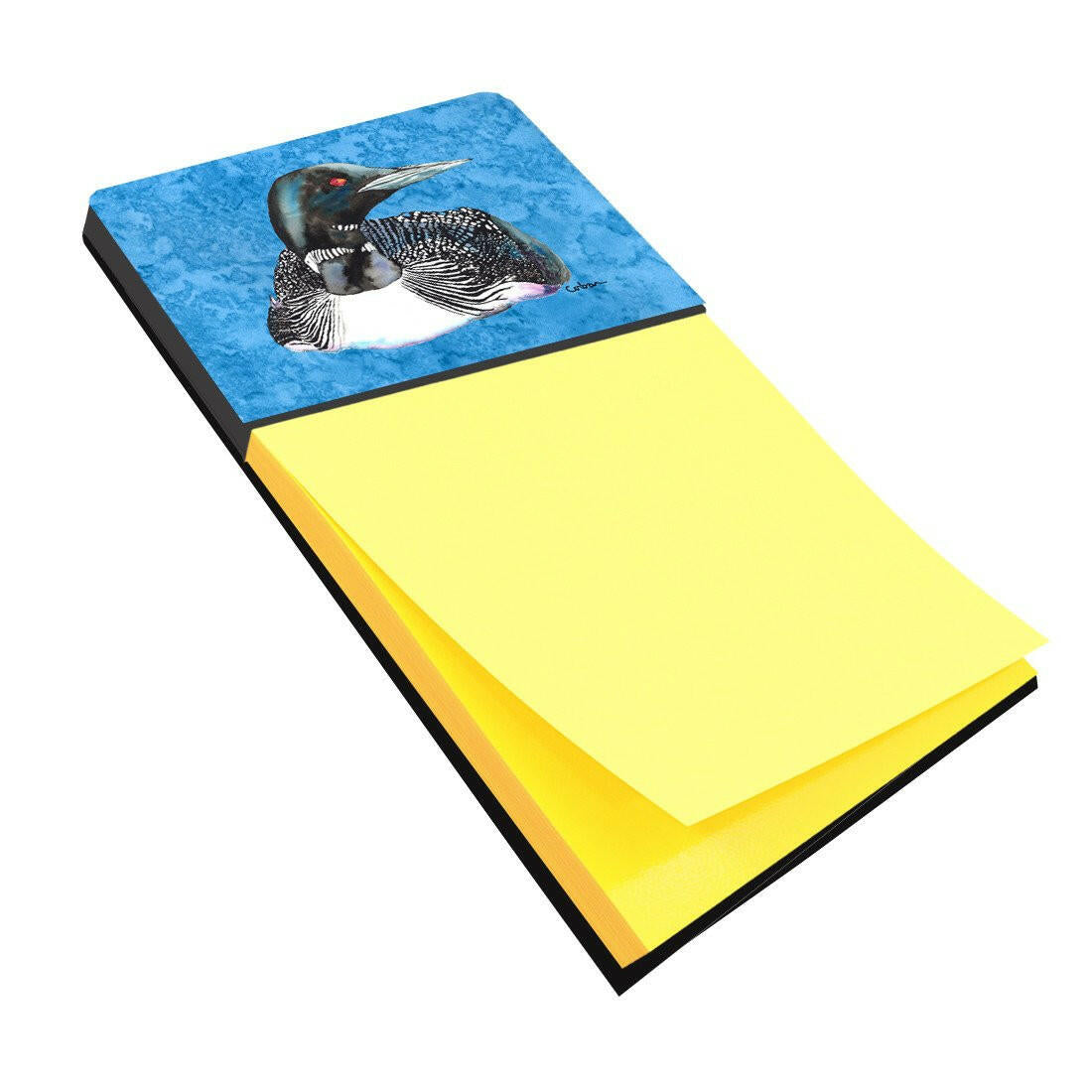 Loon Refiillable Sticky Note Holder or Postit Note Dispenser 8717SN by Caroline's Treasures