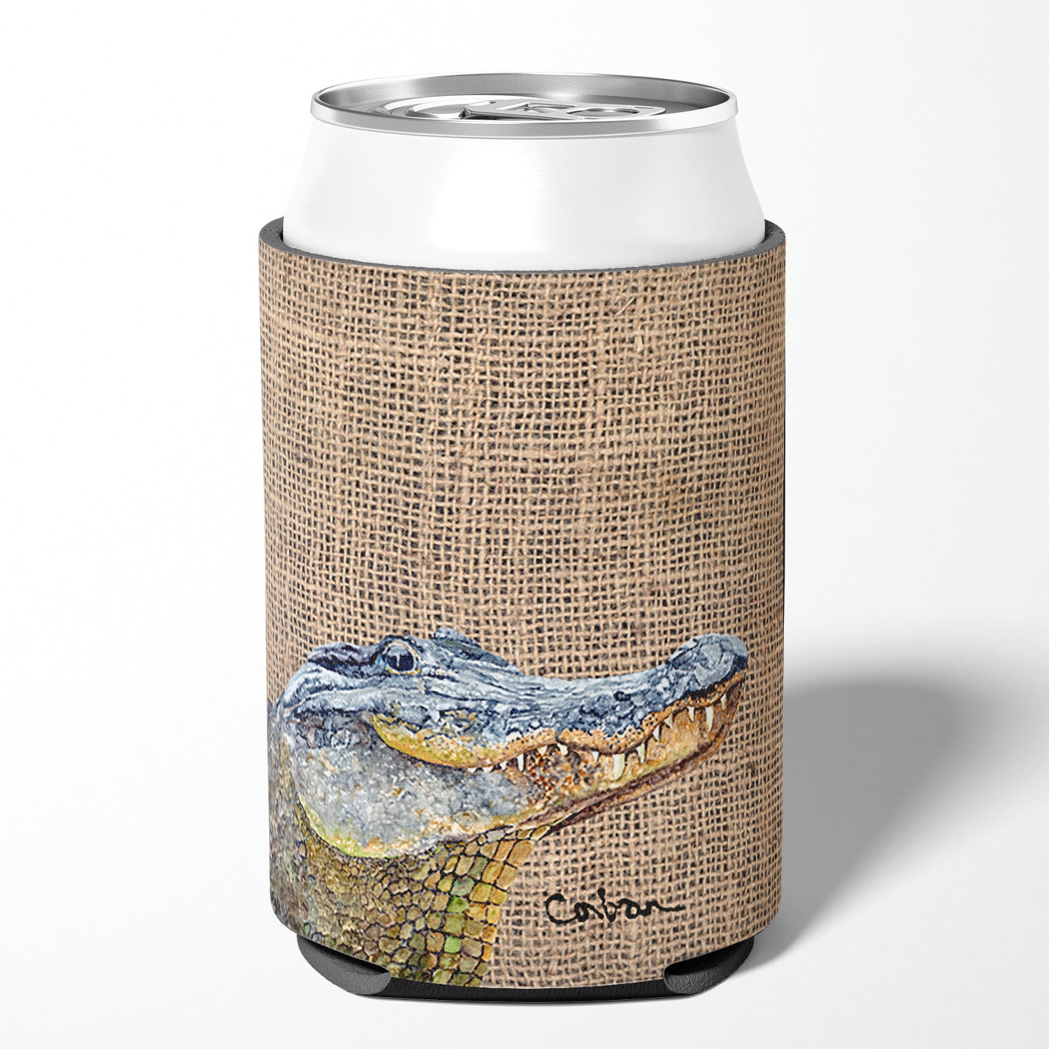 Alligator Can or Bottle Beverage Insulator Hugger.