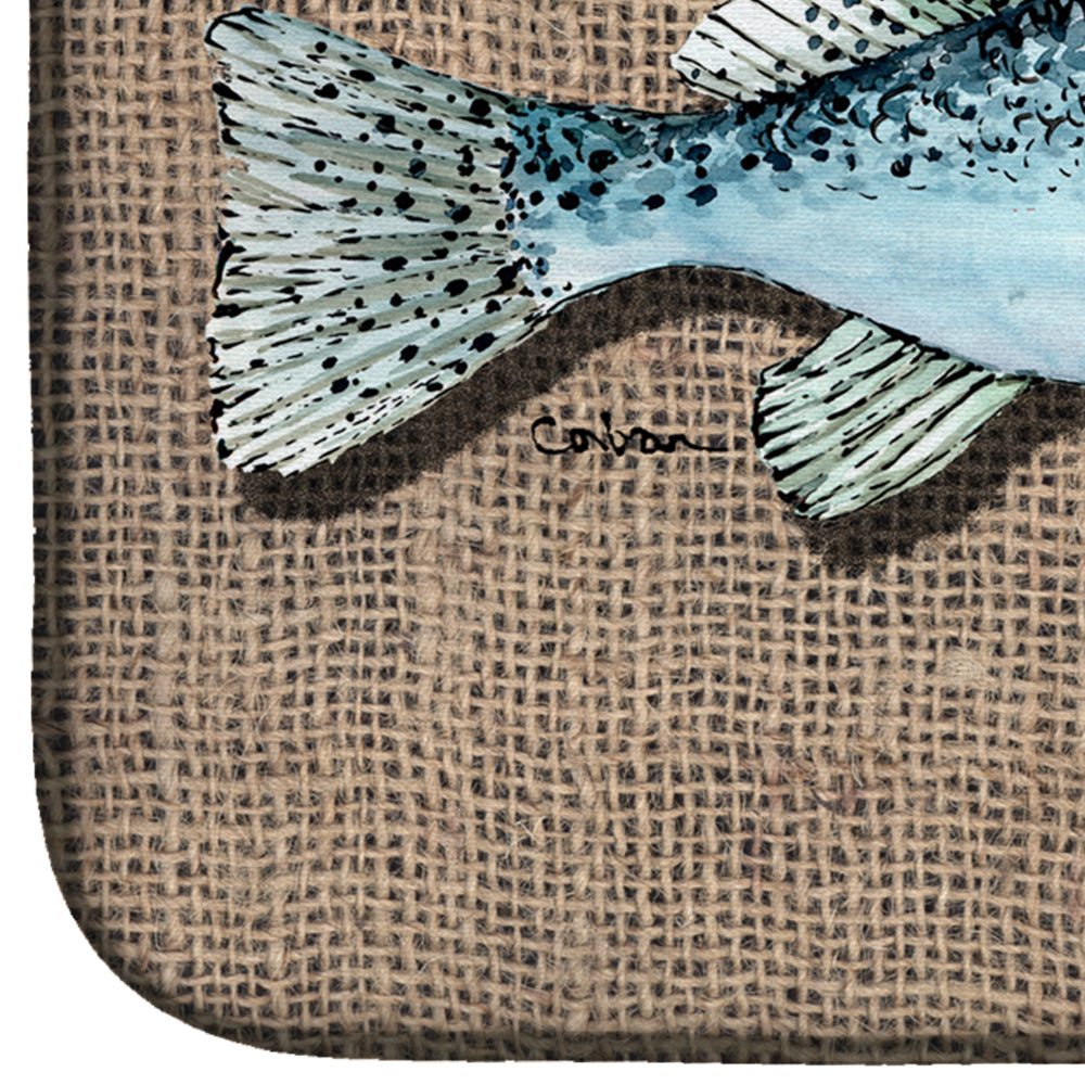 Fish Speckled Trout Dish Drying Mat 8737DDM